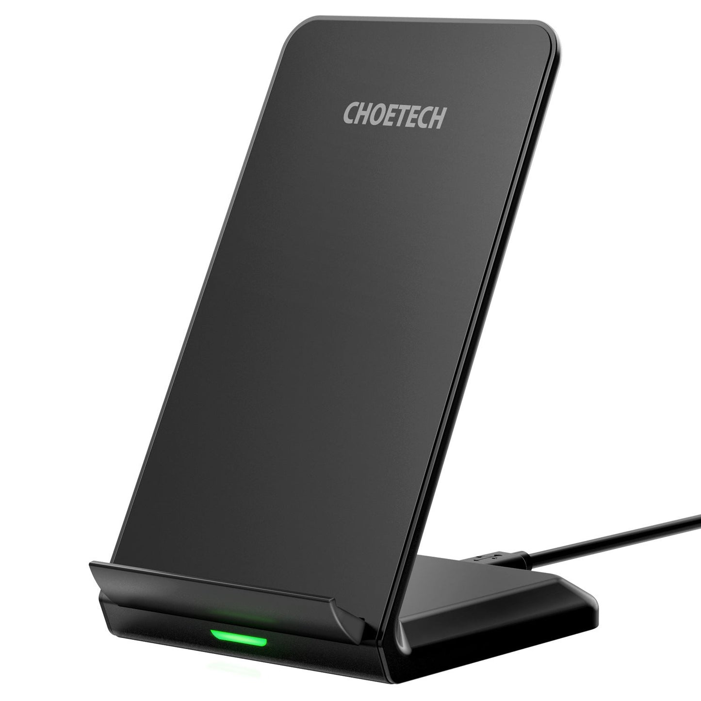 Android Mobile Phone Horizontal And Vertical Desktop Wireless Charger Black 0 - Tophatter Daily Deals