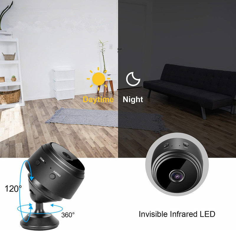 A9 Wifi Mini Camera APP Remote Monitor Night Vision Home Security 1080P IP Camera IR Night Magnetic Wireless Camera Freeshipping 0 - Tophatter Daily Deals