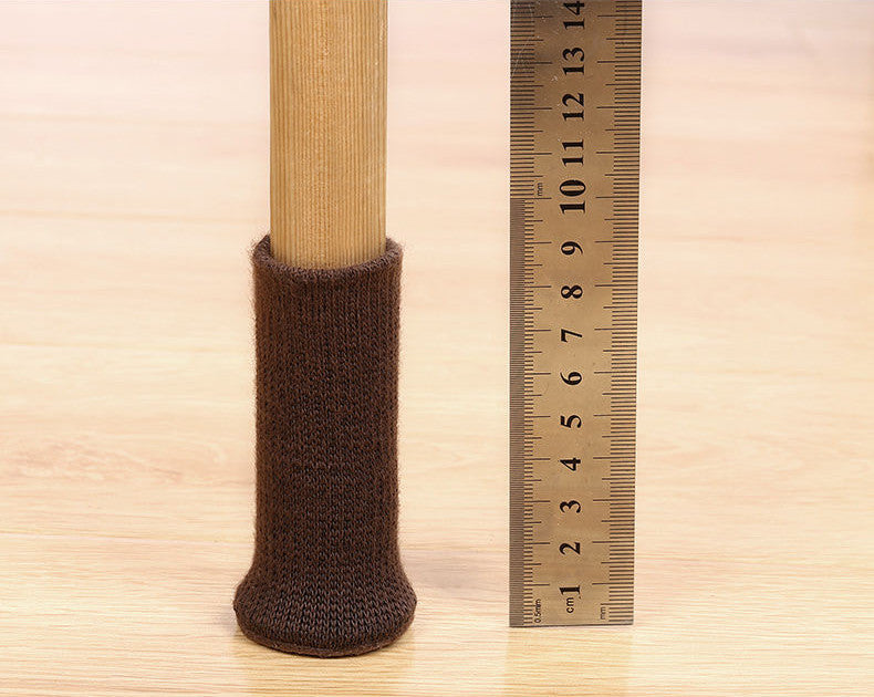 24 PCS Knitted Chair Leg Socks High Elastic Furniture Socks Pads Non-Slip Furniture Feet Caps Covers for Protect Floor 0 - Tophatter Daily Deals