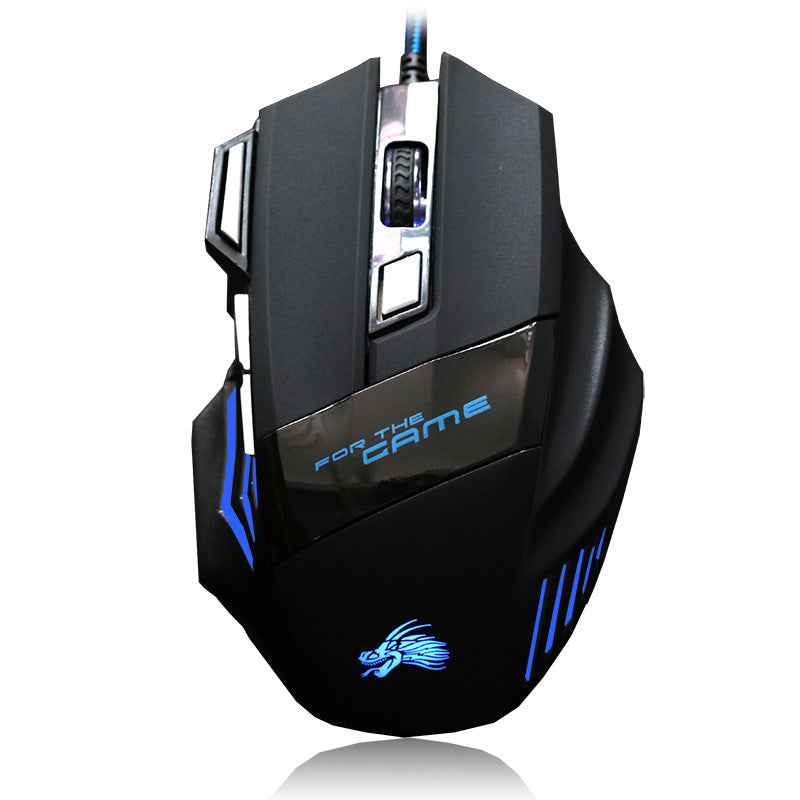 7-button Colorful Glowing USB Gaming Mouse 6 keys 0 - Tophatter Daily Deals