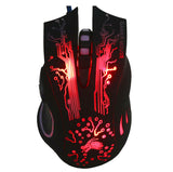 7-button Colorful Glowing USB Gaming Mouse X11 7 keys 0 - Tophatter Daily Deals