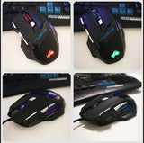 7-button Colorful Glowing USB Gaming Mouse 0 - Tophatter Daily Deals