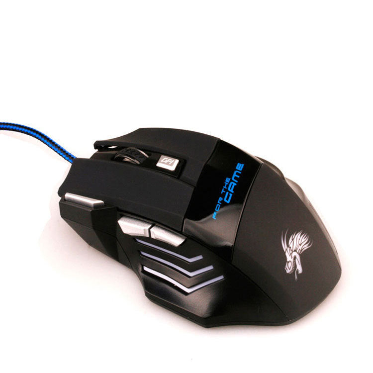 7-button Colorful Glowing USB Gaming Mouse 0 - Tophatter Daily Deals