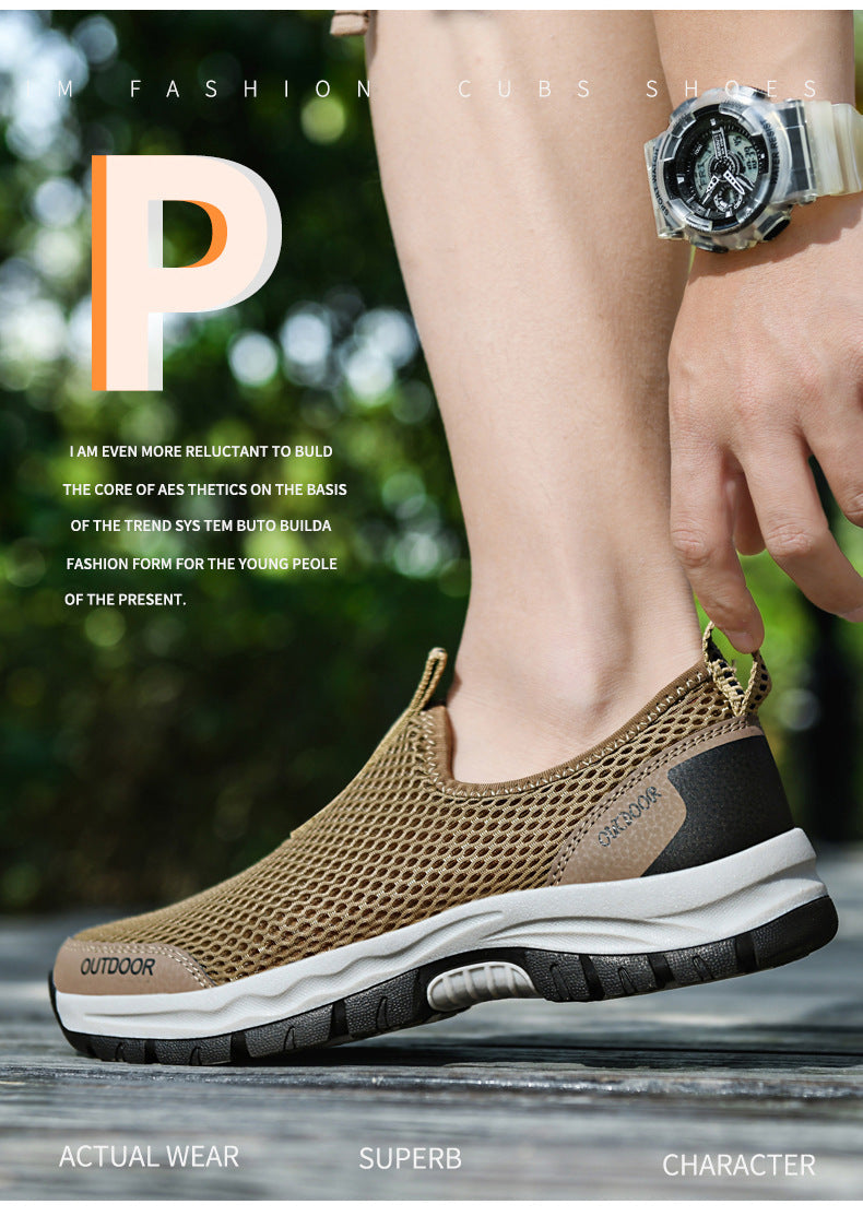 Breathable Hollow Fashion Slip-on Lazy Shoes 0 - Tophatter Daily Deals