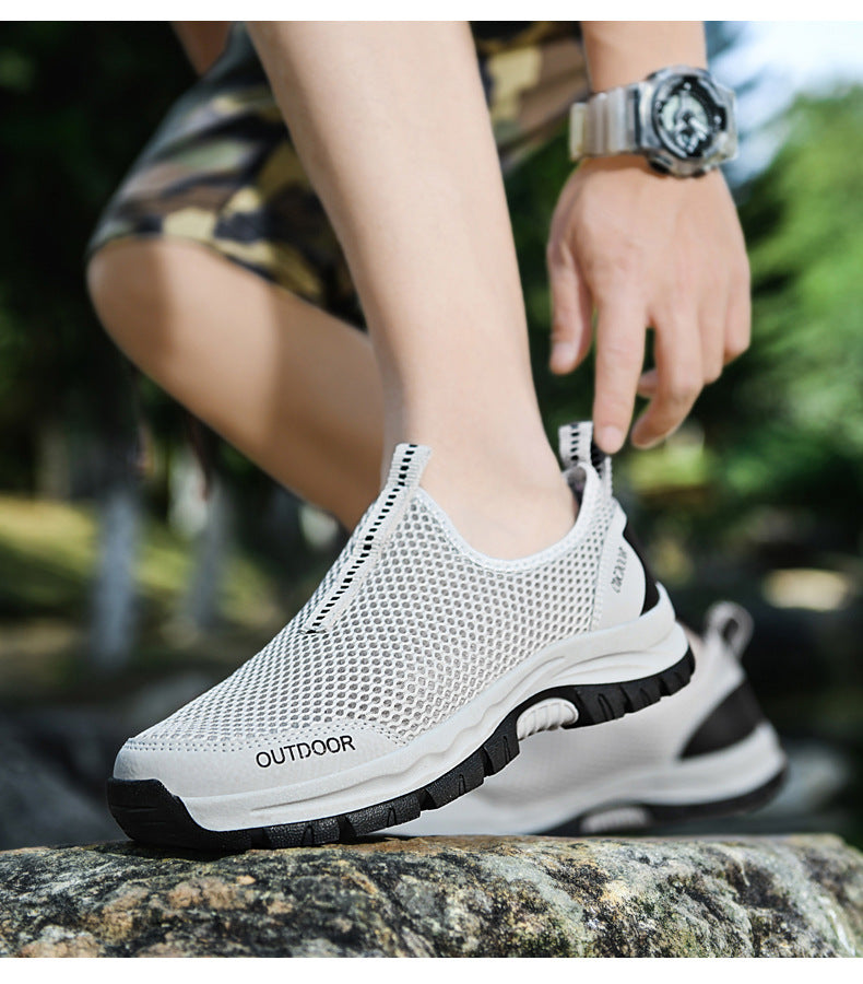 Breathable Hollow Fashion Slip-on Lazy Shoes 0 - Tophatter Daily Deals