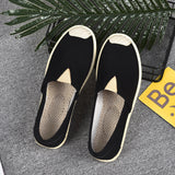 21 New Prairie Princess Canvas Shoes Lightweight Canvas Breathable Thomas Shoes Ethnic Style Cloth Shoes Flat Shoes Women Pure black 0 - Tophatter Daily Deals