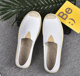 21 New Prairie Princess Canvas Shoes Lightweight Canvas Breathable Thomas Shoes Ethnic Style Cloth Shoes Flat Shoes Women Pure white 0 - Tophatter Daily Deals