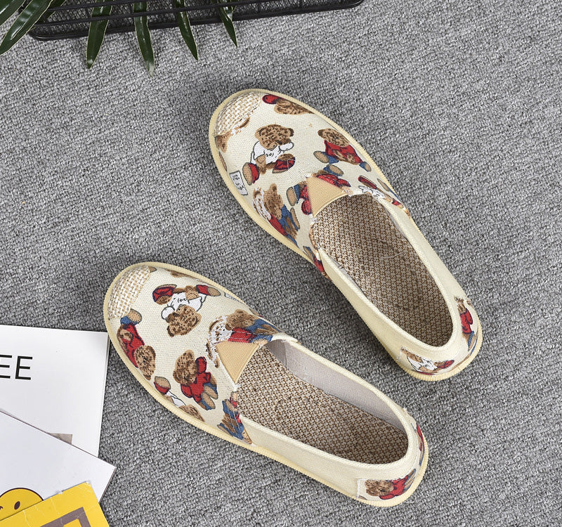 21 New Prairie Princess Canvas Shoes Lightweight Canvas Breathable Thomas Shoes Ethnic Style Cloth Shoes Flat Shoes Women Mi Xiong 0 - Tophatter Daily Deals