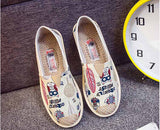21 New Prairie Princess Canvas Shoes Lightweight Canvas Breathable Thomas Shoes Ethnic Style Cloth Shoes Flat Shoes Women Grey cat 0 - Tophatter Daily Deals