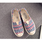 21 New Prairie Princess Canvas Shoes Lightweight Canvas Breathable Thomas Shoes Ethnic Style Cloth Shoes Flat Shoes Women National wind red 0 - Tophatter Daily Deals