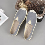 21 New Prairie Princess Canvas Shoes Lightweight Canvas Breathable Thomas Shoes Ethnic Style Cloth Shoes Flat Shoes Women Blue strips 0 - Tophatter Daily Deals