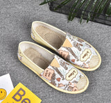 21 New Prairie Princess Canvas Shoes Lightweight Canvas Breathable Thomas Shoes Ethnic Style Cloth Shoes Flat Shoes Women Powder tower 0 - Tophatter Daily Deals