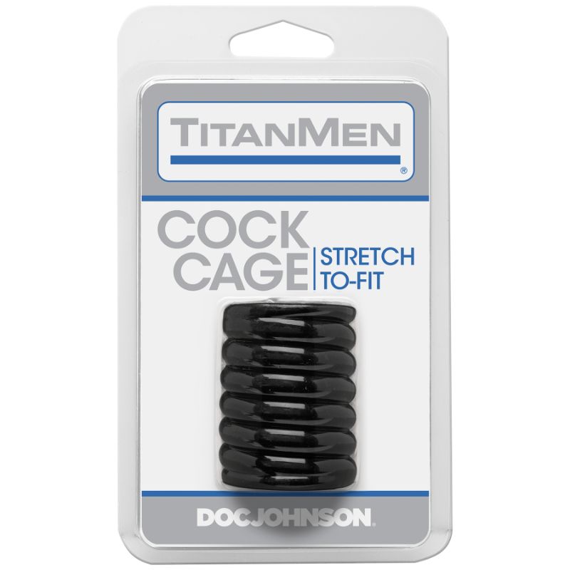 Cock Cage Stretch to Fit Black > Bondage Gear > Male Chastity - Tophatter Daily Deals
