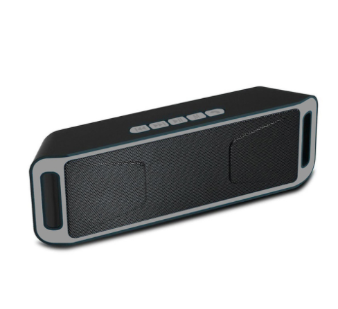Bluetooth Speaker Portable Wireless Speaker Wireless Bluetooth Speaker High Bass Portable Loud Speaker Grey 0 - Tophatter Daily Deals