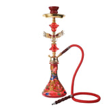 Arabian Pipe Smoking Set Hookah Ceramic Pot Bar Nightclub Full Set Of Accessories Hookah 0 - Tophatter Daily Deals