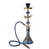 Arabian Pipe Smoking Set Hookah Ceramic Pot Bar Nightclub Full Set Of Accessories Hookah 0 - Tophatter Daily Deals