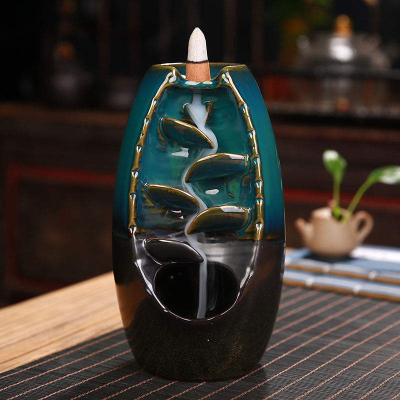 Back Flow Censer Ceramic Censer Sandalwood Products 0 - Tophatter Daily Deals