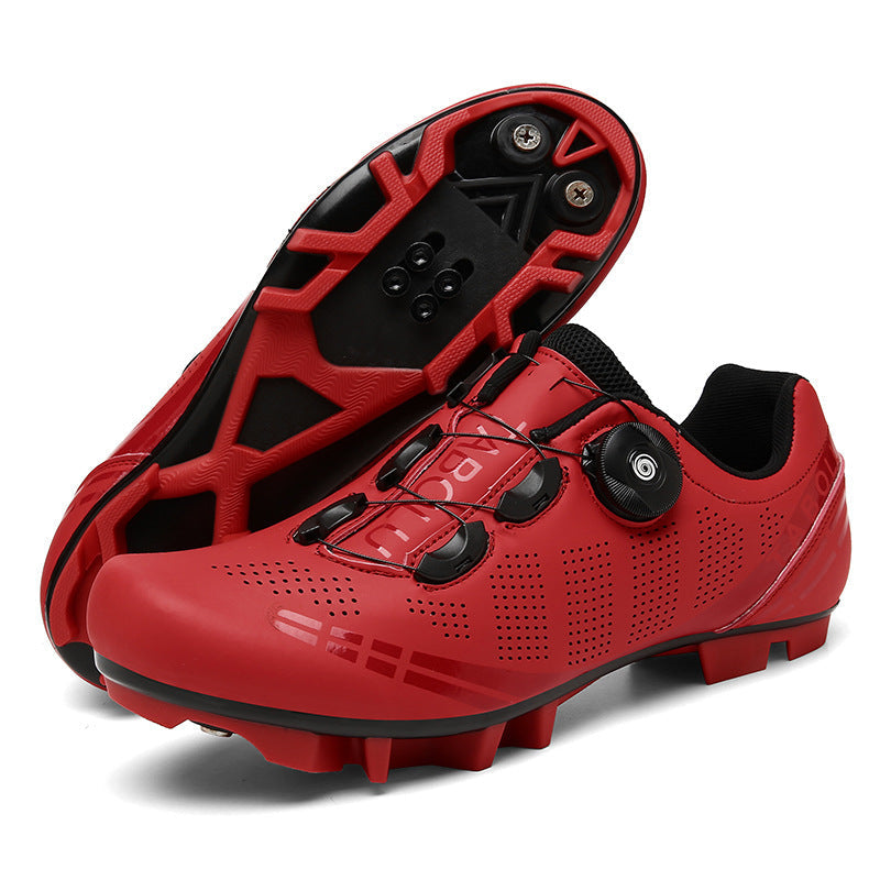 Autum Winter Cycling Shoes For Men And Women, Road Bikes, Lock Shoes, Non-Lock Shoes, Cycling Shoes Red mountain lock shoes 0 - Tophatter Daily Deals