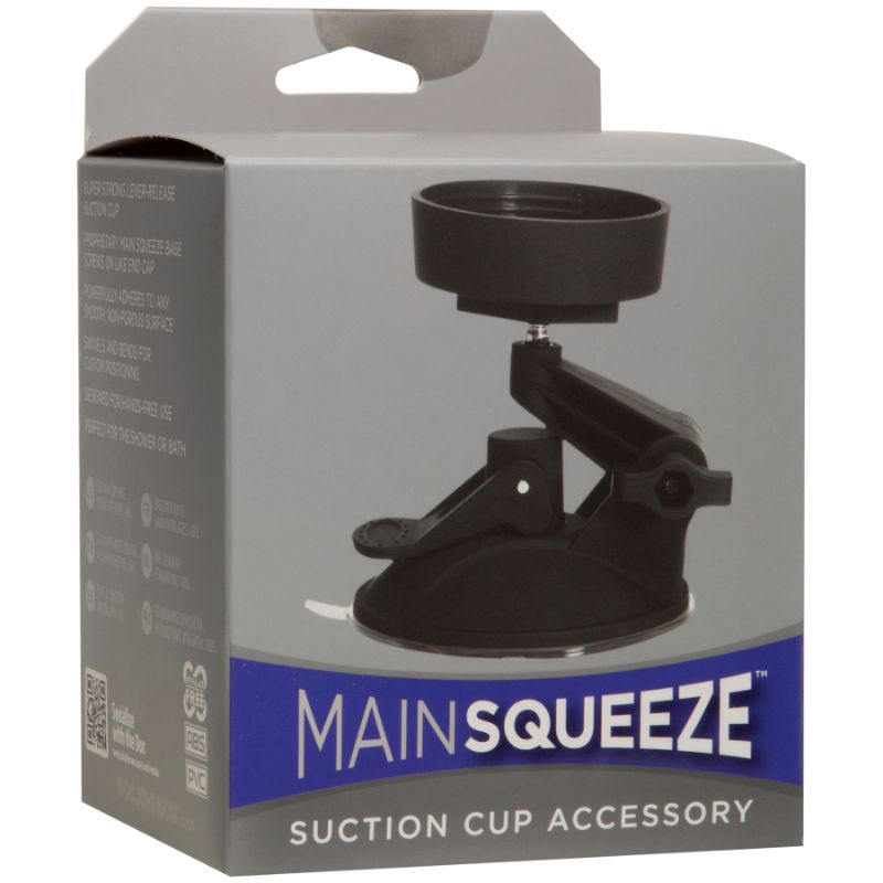 Main Squeeze Suction Cup Accessory (Black) – Hands-Free Accessory for Strokers > Sex Toys For Men > Masturbators > Manual - Tophatter Daily Deals