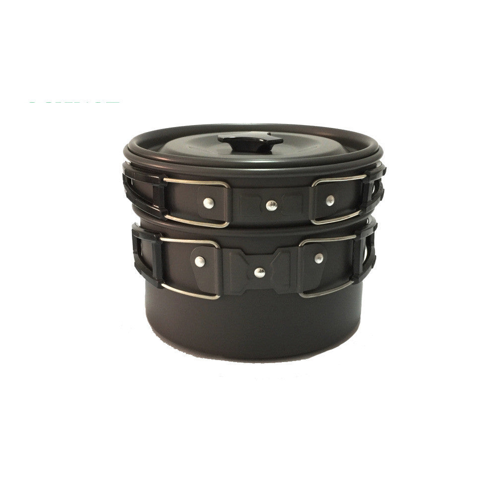 Alumina Pot Outdoor Camping Cookware Set Wholesale In Stock 0 - Tophatter Daily Deals