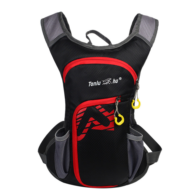 Bike Ride Cycling Pack Outdoor Sport Knapsack Running Jogging Hiking Marathon Climbing Travel Backpack Hydration Water Bag Place Black Backpack 0 - Tophatter Daily Deals