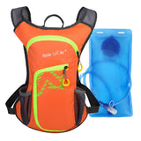 Bike Ride Cycling Pack Outdoor Sport Knapsack Running Jogging Hiking Marathon Climbing Travel Backpack Hydration Water Bag Place Orange Water bag 0 - Tophatter Daily Deals