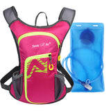Bike Ride Cycling Pack Outdoor Sport Knapsack Running Jogging Hiking Marathon Climbing Travel Backpack Hydration Water Bag Place Purple Water bag 0 - Tophatter Daily Deals