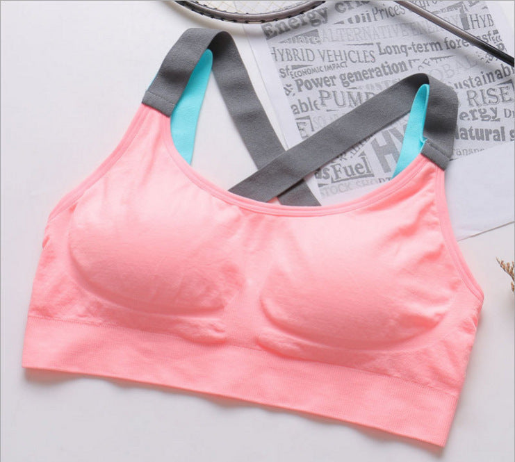 Beautiful Back Sports Underwear Without Steel Ring Pink F 0 - Tophatter Daily Deals