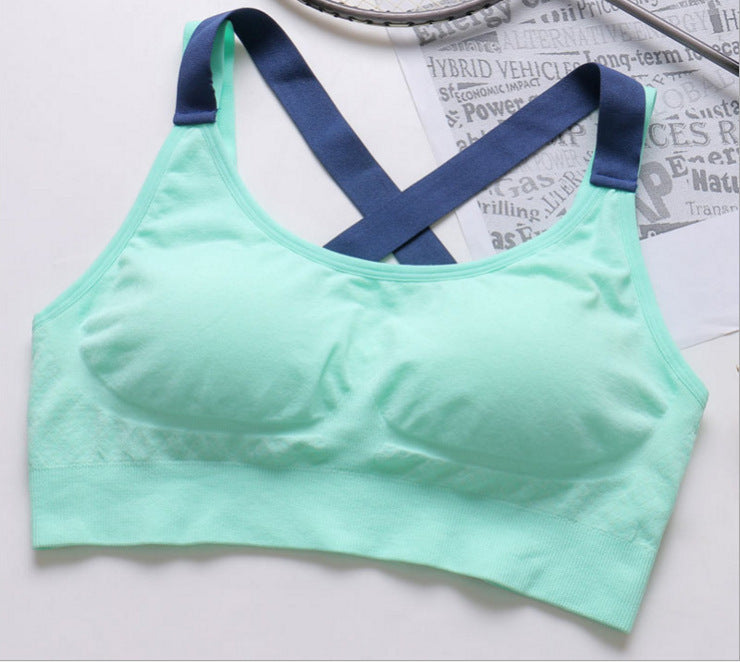 Beautiful Back Sports Underwear Without Steel Ring Green F 0 - Tophatter Daily Deals