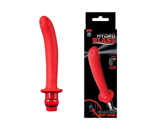 Hydro Blast 5 Inch Red Spraying Nozzle with Hygienic Silicone and Easy Installation Adapter > Vibrators > Standard Vibrators - Tophatter Daily Deals