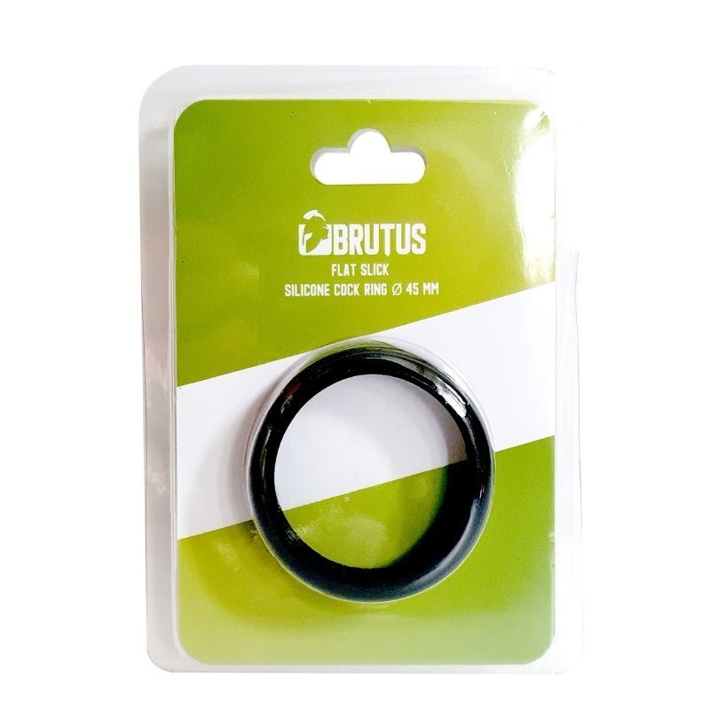 Brutus Flat Slick – 45mm Silicone Cock Ring > Cock Ring > Single - Tophatter Daily Deals