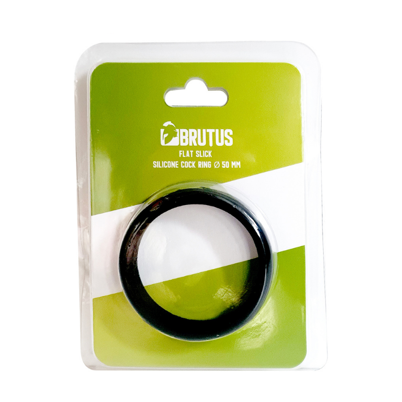 Brutus Flat Slick – Silicone 50mm Cock Ring > Cock Ring > Single - Tophatter Daily Deals