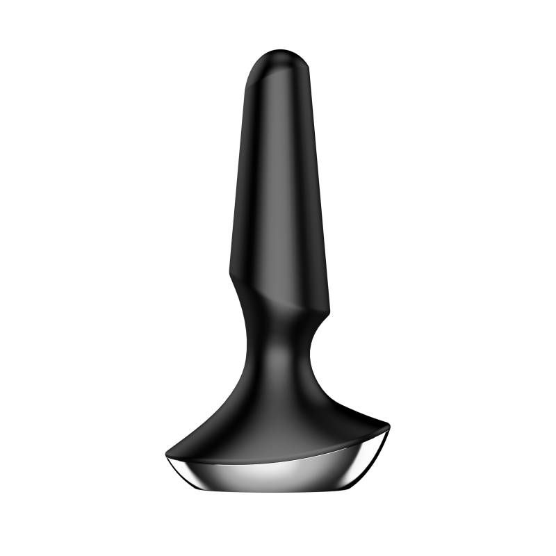 Satisfyer Plug-ilicious 2 Black Anal Vibrator > Anal Range > Vibrating Butt Plugs - Tophatter Daily Deals