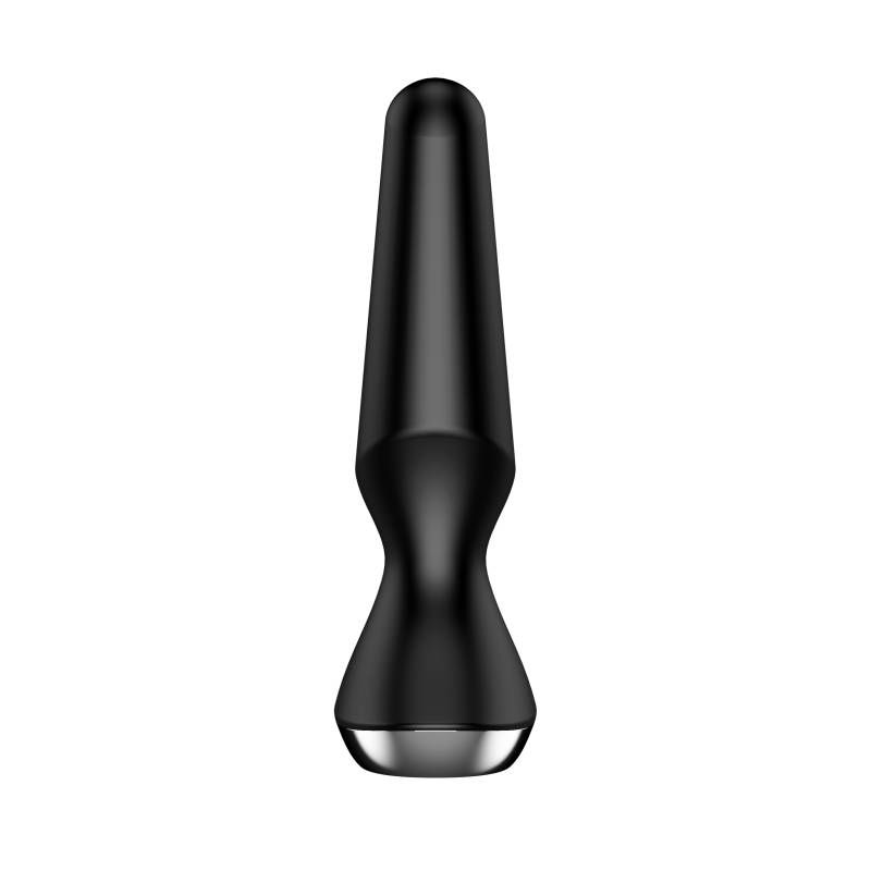 Satisfyer Plug-ilicious 2 Black Anal Vibrator > Anal Range > Vibrating Butt Plugs - Tophatter Daily Deals