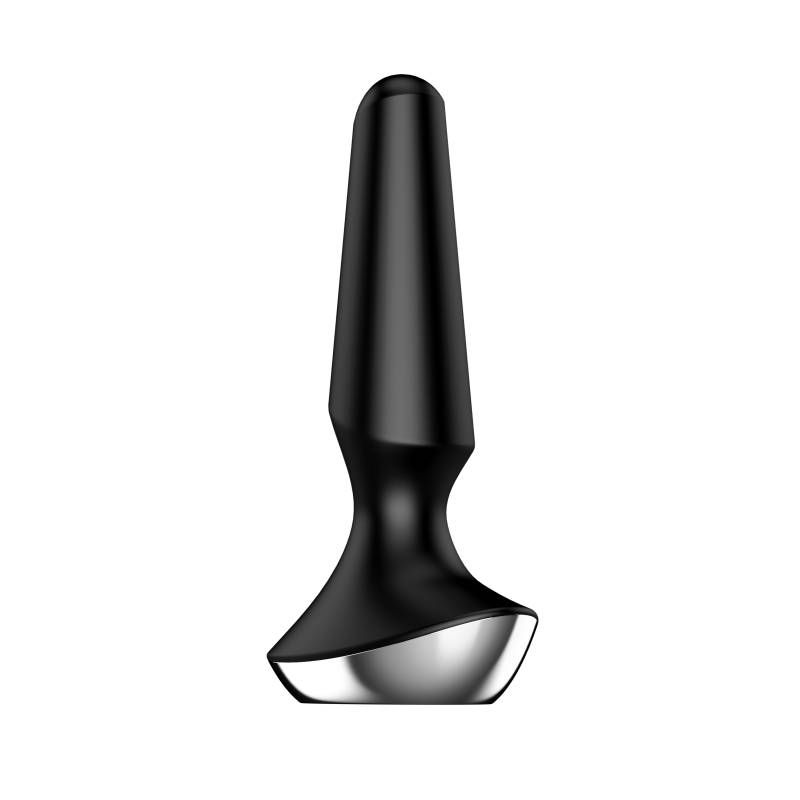 Satisfyer Plug-ilicious 2 Black Anal Vibrator > Anal Range > Vibrating Butt Plugs - Tophatter Daily Deals