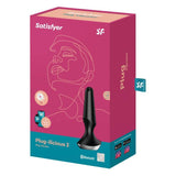Satisfyer Plug-ilicious 2 Black Anal Vibrator > Anal Range > Vibrating Butt Plugs - Tophatter Daily Deals