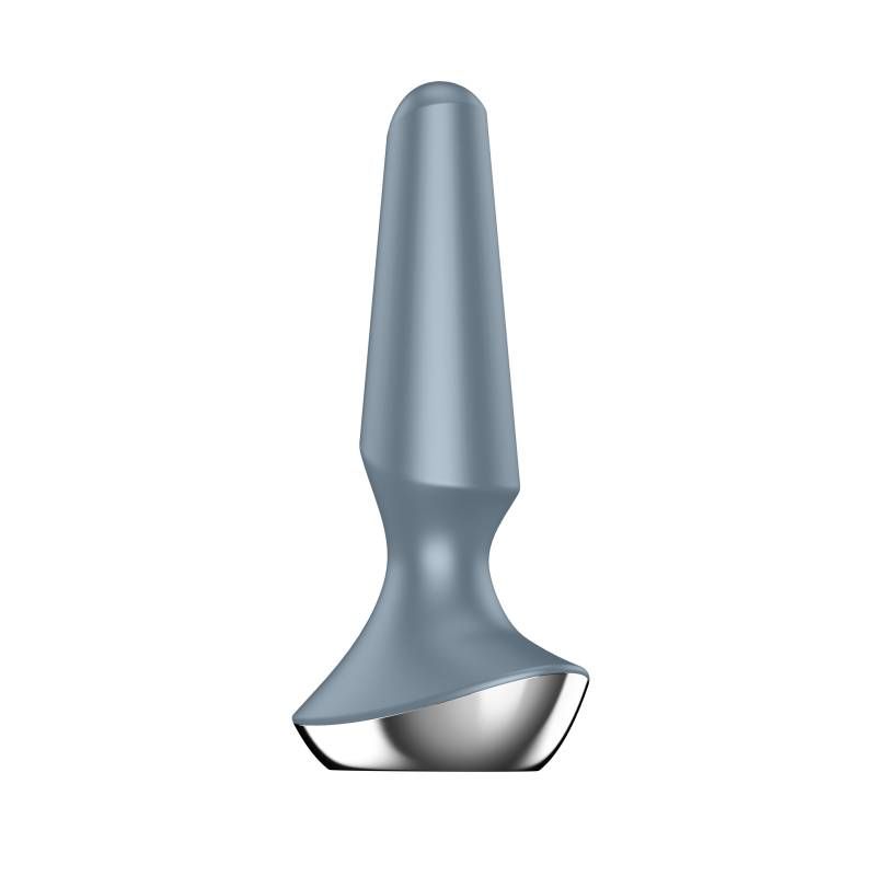 Satisfyer Plug-ilicious 2 Ice Blue - Vibrating Plug > Anal Range > Vibrating Butt Plugs - Tophatter Daily Deals