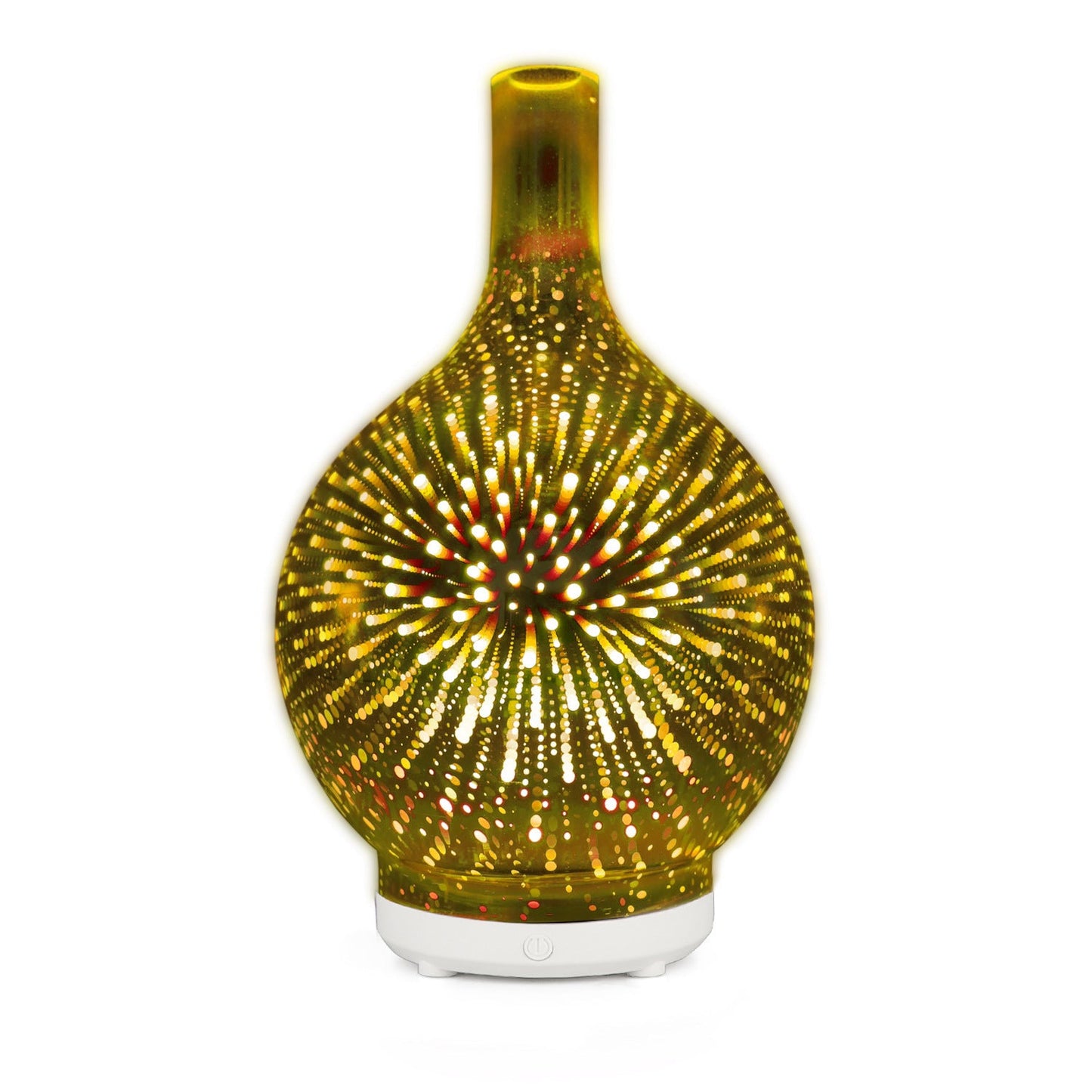 5V Glass Colorful Vase Humidifier 0 - Tophatter Daily Deals
