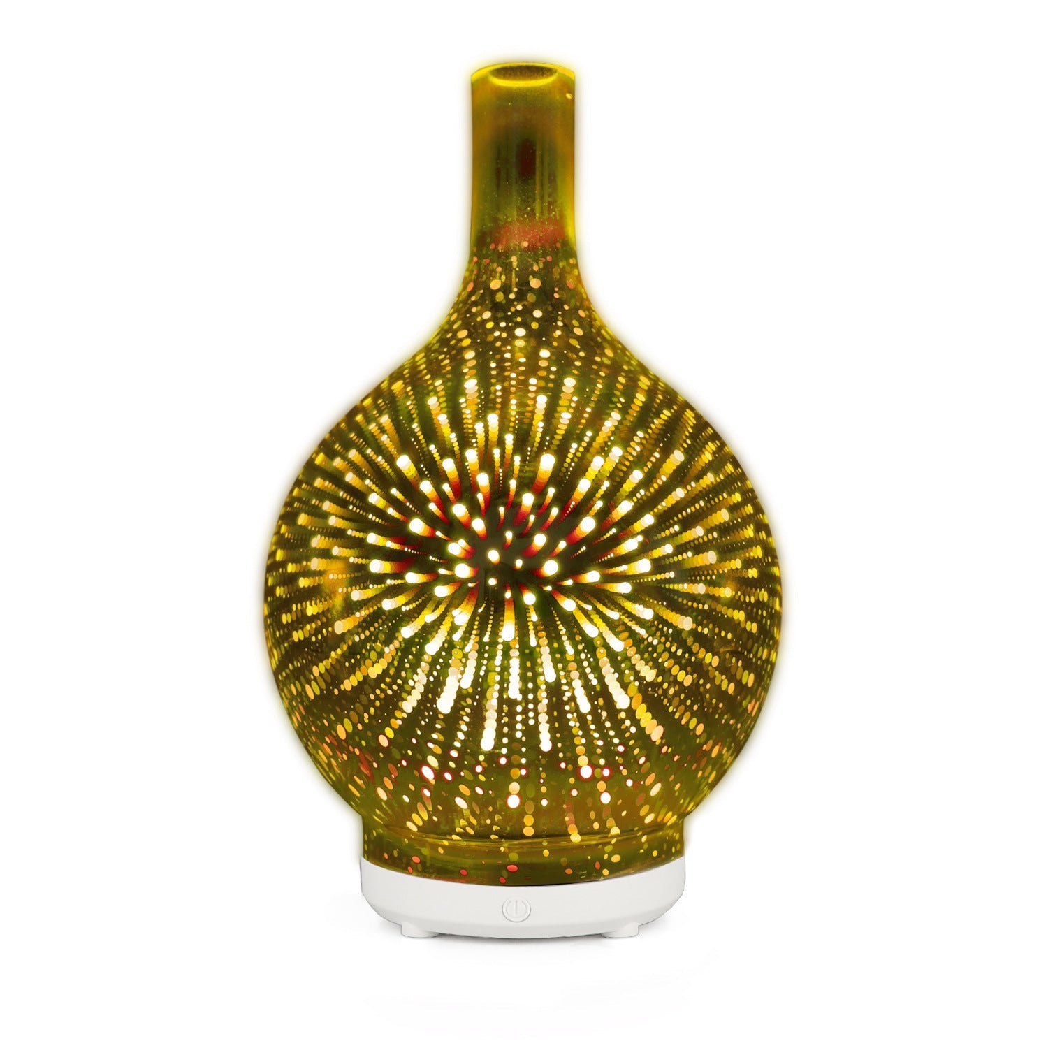 5V Glass Colorful Vase Humidifier 0 - Tophatter Daily Deals