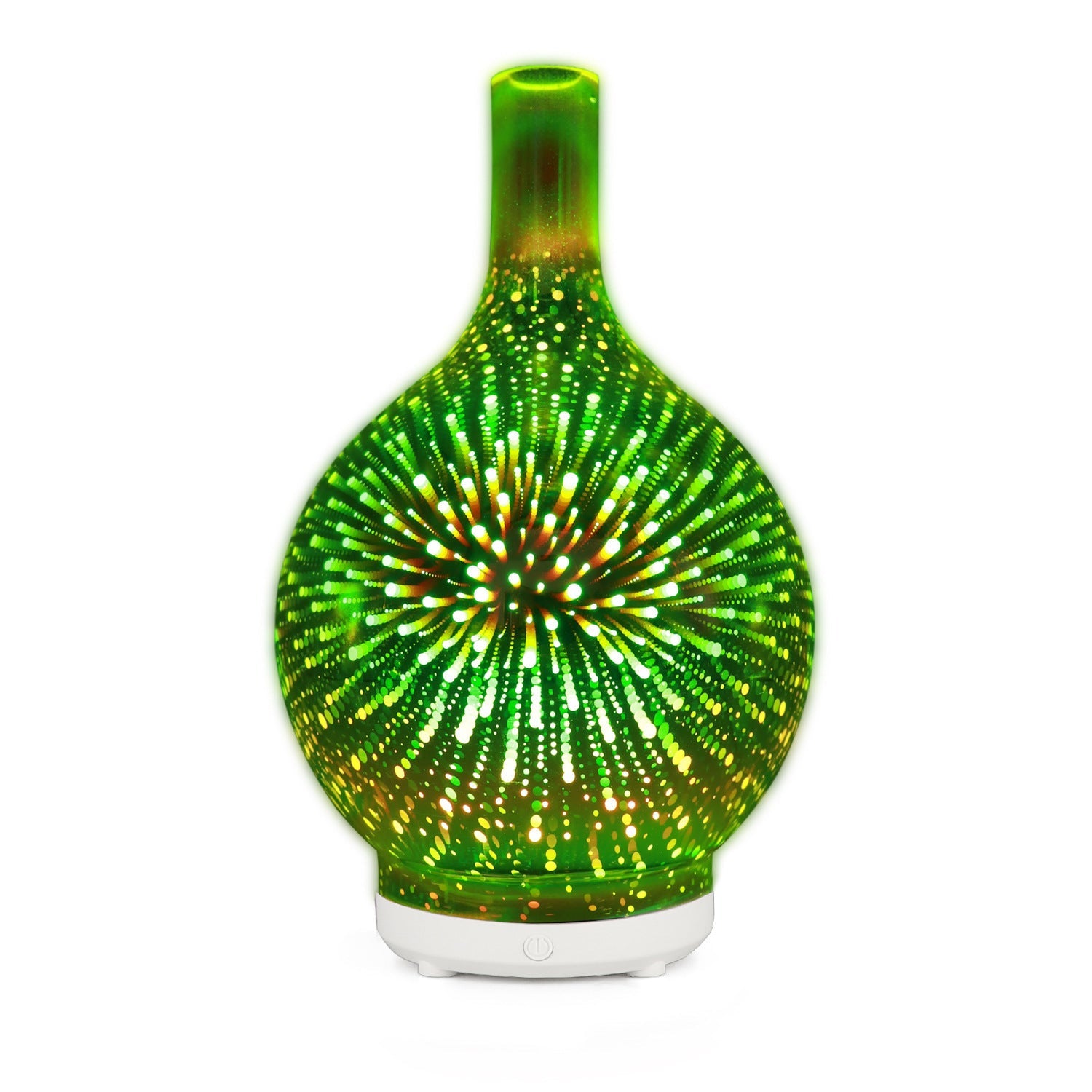 5V Glass Colorful Vase Humidifier 0 - Tophatter Daily Deals
