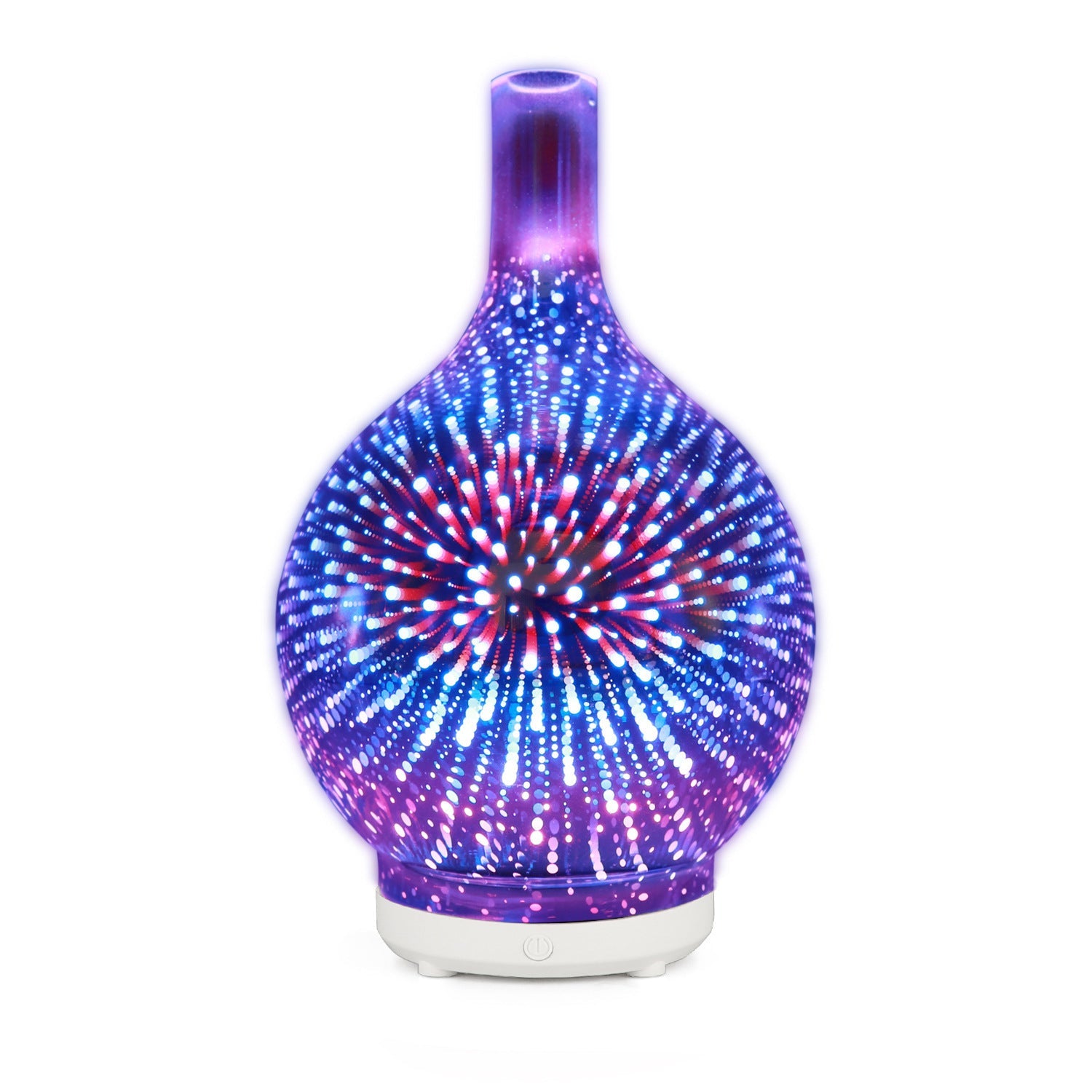 5V Glass Colorful Vase Humidifier 0 - Tophatter Daily Deals