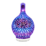 5V Glass Colorful Vase Humidifier Colorful 5V 1A 0 - Tophatter Daily Deals