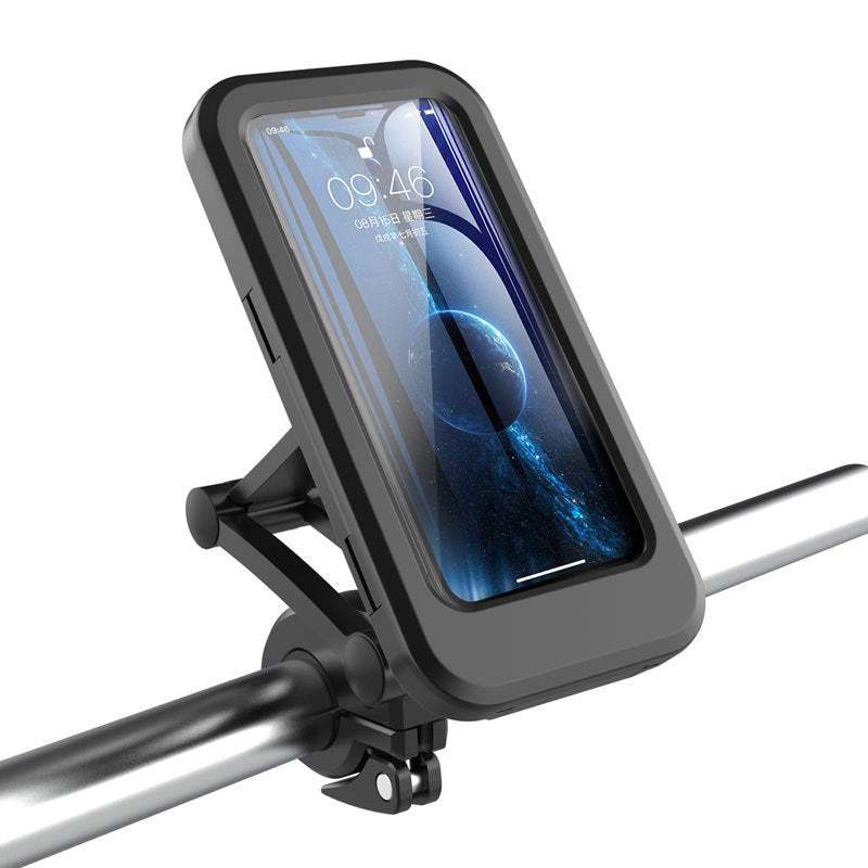 Bicycle Mobile Phone Holder Waterproof Motorcycle Mobile Phone Navigation Support 0 - Tophatter Daily Deals