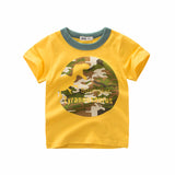 Boy's Summer New Product Children's Short Sleeved T Shirt 1.Yellow 0 - Tophatter Daily Deals