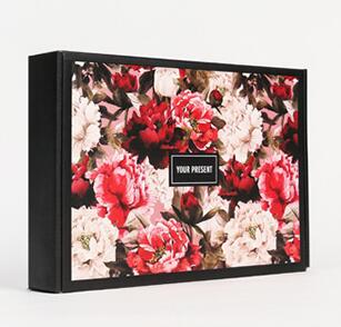 Airplane Box Color Clothes Packaging Box Jk Custom Rectangular Underwear Express Packaging Gift Paper Box Red and white elegant flowers 0 - Tophatter Daily Deals