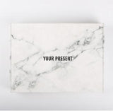 Airplane Box Color Clothes Packaging Box Jk Custom Rectangular Underwear Express Packaging Gift Paper Box Black and white marble 0 - Tophatter Daily Deals