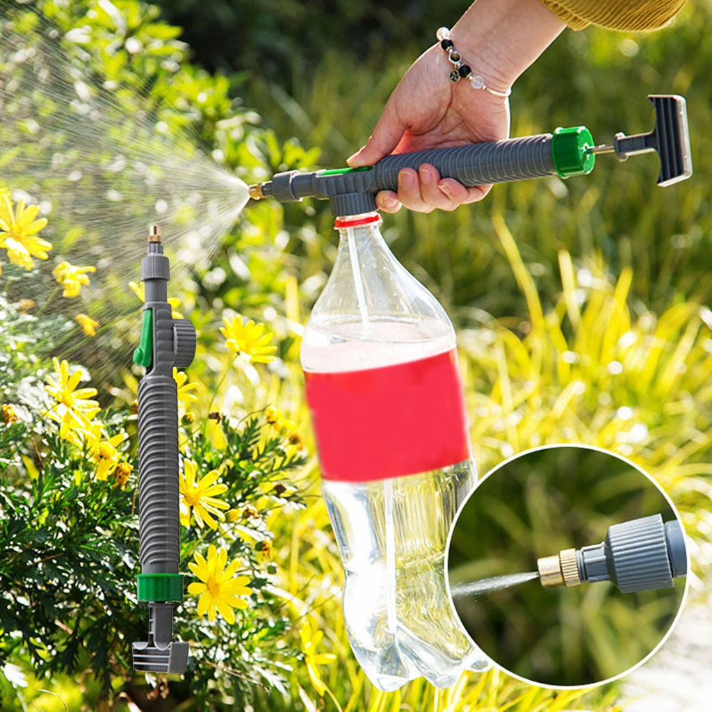 Beverage bottle universal watering sprayer nozzle household cola sprite bottle sprinkler watering can accessory nozzle 0 - Tophatter Daily Deals