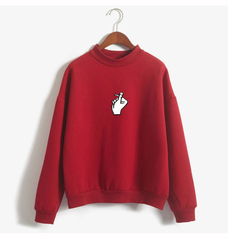 Oversized Cozy Women’s Sweatshirt - Mock Neck, Fleece 03style 3D Changing Face Moving Picture Frame - Tophatter Daily Deals
