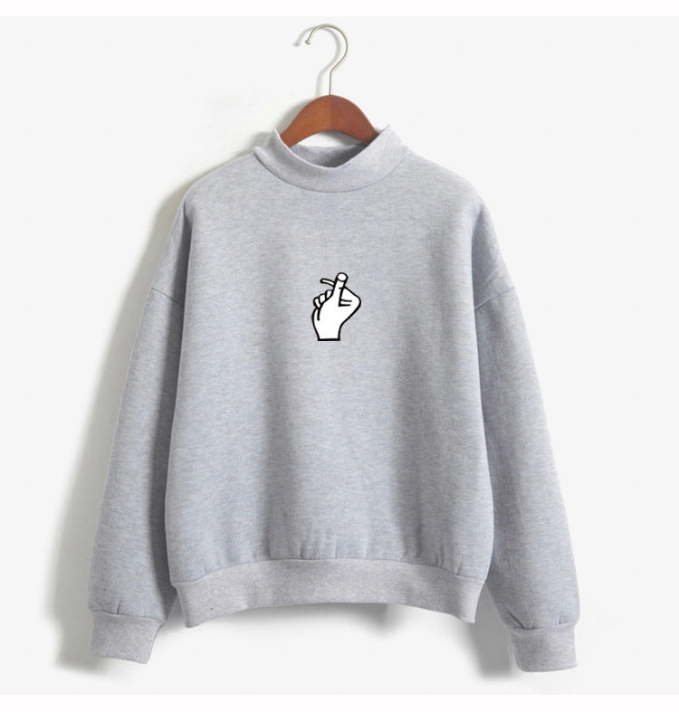 Oversized Cozy Women’s Sweatshirt - Mock Neck, Fleece 05style 3D Changing Face Moving Picture Frame - Tophatter Daily Deals