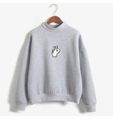 Oversized Cozy Women’s Sweatshirt - Mock Neck, Fleece 05style 3D Changing Face Moving Picture Frame - Tophatter Daily Deals